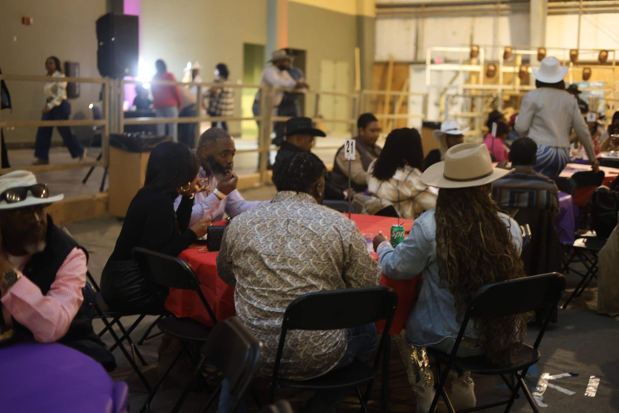 Boots & Brims dinner seating